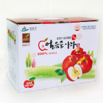 밀양 얼음골 사과즙 건강한 사과주스 120ml 무색소 무방부제 정보화마을 : 지엔베스트