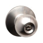 원형 도어락 방문손잡이 스텐 호텔락 자동잠김 문손잡이 화장실 중문 문고리 : 철물 존