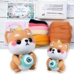 니들 펠트 인형 키링 만들기 양모 펠트 강아지 인형 DIY : THE IN THING