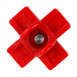 수평 빨강10자 닙플 조류급수기 [ 병아리 성조 유정란 양계장 농장 ] : 닭치고