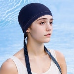 성인 여성 수영모 수영모자 여행 실내 펜션 호텔 수영장 : 방가스토어-