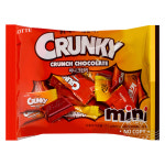 빠르미쇼핑 롯데 미니 크런키 171g 대용량 봉지 초콜릿 초코렛 초콜렛 탕비실 사무실 간식 : 빠르미쇼핑