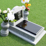 고급형 디자인 비석 DB530 A타입 평장비석 : 웅산석재