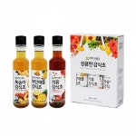 자연발효식초 3년숙성 감식초 복숭아 파인애플 석류 180ml 3병 세트 : 내누리