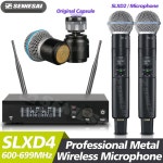 핸드헬드 SLXD2 UHF 채널 마이크 노래방 2 듀얼 699MHZ 600 무선 공연 : 토탈이커13