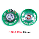 초박형 미니 그린 스피커 16 옴 0 25 와트 W 5W 16R 직경 21mm 23mm 27mm 29mm 36mm 40mm 2 : 분당플렉스16