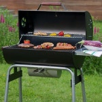 캠핑용바베큐그릴 마당 주택 숯불구이불판 훈제바베큐 : 바람집