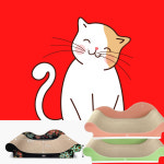 힐링타임 갈가리 애니멀 네이비 고양이 쇼파 수직 대형 원형 스크래쳐 16종 : 스타모아