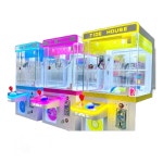 대형 인형 뽑기 게임기 사탕 업소용 장난감 집게 기계 키링 크레인 오락실 캡슐 머신 : 미스터블랙