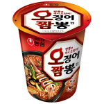 농심 신라면+튀김우동+새우탕+오징어짬뽕 소컵 4종 3개씩 컵라면 작은컵 : 킹스랜드