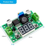 LM 2596 조절식 DC 스텝 다운 벅 전력 변환 모듈 LED 전압계 디스플레이 포함 4 0 40V 입력 1 25 37V 출력 : 분당플렉스22