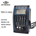 레드 포크 튜너 크로매틱 기타 우쿨렐레 어쿠스틱 이퀄라이저 픽업 클래식 밴드 LCD : 픽탑몰
