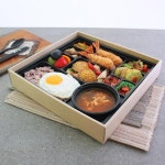 반찬용기 200개 일회용 도시락 배달 포장 명품도시락 내피 시리즈 : 삼부팩