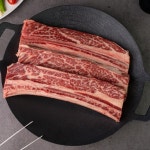 프리미엄 우대갈비 1kg 소고기 소갈비 토마호크 캠핑 바베큐 음식 스테이크 : 동네어부들