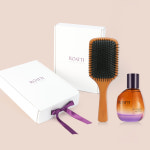 [GIFT] 엔젤링 헤어케어 JMW 패들 우든 브러쉬 + 로아띠 헤어오일 80ml 기획세트 : 엘리첸