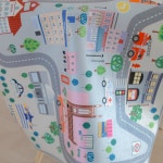 키즈러그 유아 우리동네여행 어린이 놀이 보온 자동차 도로매트 먼지없는 워셔블 우리마을러그 : 베일리홈