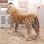 표범인형 동물인형 동물원 소품 사파리 장식품 치타 30cm : 범일물류