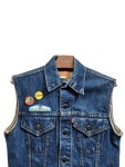 M/ 리바이스 자수패치 데님 조끼 /0103 : 어쩔티지 세컨핸드샵
