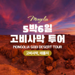 몽자가 5박6일 몽골 여행 고비사막+테를지 투어 : 두잇트래블
