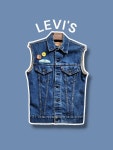 M/ 리바이스 자수패치 데님 조끼 /0103 : 어쩔티지 세컨핸드샵