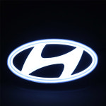 현대 LED 엠블럼 조명 튜닝 포인트 자동차 전방 DIY 후방 : 이모티보이