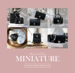 미니어처명품백 미니어처가방 가죽미니어처가방 : 미니마니즈