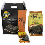 무배 특골드 광천김 선물세트 반잔 재래김 식탁김 도시락 반찬 15봉 김자반 : 메이룸의정부