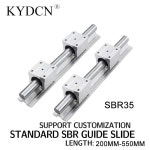 SBR 선형 레일 가이드 2 개 SBR35  200-550mm SBR35UU 슬라이드 블록 4 CNC : 제이엠로지스l3
