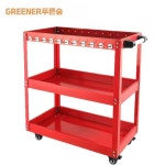 두리 공구카트 이동식 작업대 트롤리 보관함 공구대 캐리어 대형 레드 브레이크 휠 : 에이치에스컴