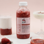 수제 딸기청 생 과일 딸기 우유 라떼 청 요거트 스무디 쉐이크 만들기 : 기프트카트