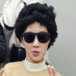뽀글머리 가발 헤어 가발 염색 : 생활용품하우스