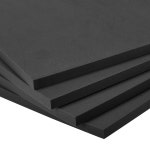 DIY 수제 모델 제작 재료 블랙 EVA 폼 시트 스폰지 폼 10mm 두께 10x10 인치 공예 4 : 루비나직구