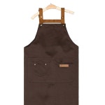 예쁜 카페 앞치마 주방 바리스타 전문가 미용실 단체복 생활방수 : 둘둘하나