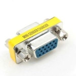 coms PC 컴퓨터 노트북 모니터 젠더 변환 연결잭 15F 3열 : 신한산업