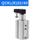 QCK 시리즈 QCKL QCKR32 40 로터리 클램프 실린더 자석 공기 공압 실린더 : 제이엠로지스l3
