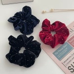 모르코 벨벳 헤어슈슈 헤어곱창 머리끈 스크런처 5color : 메르시 봉봉