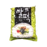 진영 쌀떡국떡 순쌀 떡사리 3kg 사리용 업소용 대용량 : 마니쿡스
