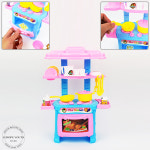 여자어린이 요리하는 소꿉놀이장난감 4살 6살 여아 가스레인지장난감 : 유럽청년