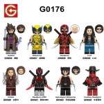 G0175 데드풀 3 울버린 썬더볼트 노바 조립 빌딩 블록 장난감 G0176 : 키미온