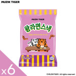무직타이거 왕라면스낵 160g x 6개 : 양과자몰