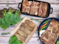 흑마늘진액으로 담은 뼈없는 양념 갈비 돈구이 돼지 왕구이 대용량 3.8kg 1팩 : 찬바다 - 신뢰와정직