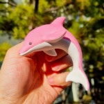 귀여운 핑크고래 고래 차량용 송풍구 디퓨저 핸드메이드 석고방향제+하트방향제 : MODERATO