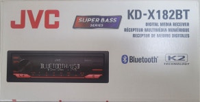 블루투스 카오디오 JVC X182BT ( 블루투스 USB 라디오 )  새제품 2024년 출시 신형제품 : 사운드팩토리카오디오