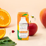 상하 유기농 주스 125ml 혼합 [사과블루베리 12팩+오렌지12팩] 총24팩 과일 어린이주스 : 매일유업공식대리점
