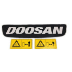 팔 DX55 80 9C 붐 카운터웨이트 두산 부품 F0004 큰 스티커 75W 데칼 대우 100 굴삭기 아이콘 88 65 60 후면 85 : 트렌디구대37