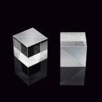 광학 유리 큐브 다이크로 익 분산 빔 스플리터 프리즘 분할 비율 분광계 실험 Prisma 용 50 50 : 다루비직구