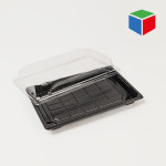 초밥용기 HP-07 검정 합세트 : 대흥포장주식회사