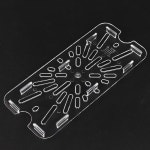 키치노 PC 밧드 투명 3분의 1 드레인 265x117mm 물받이 망 (023339) : 오메가키친
