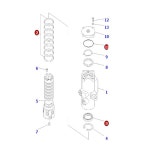 KOAMTSU 블레이드 센터 조인트 도장 키트 포함 PC138US-10 PC138US-11 90mm : 제이엠로지스l3