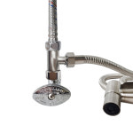 철물팩토리 일반형 황동 T밸브 수도 연결 수전 어댑터 분배기 욕실 변환 티밸브 T자형 T : 철물팩토리